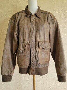 Global Identity G-3 | Vintage Brown Leather Bomber Jack